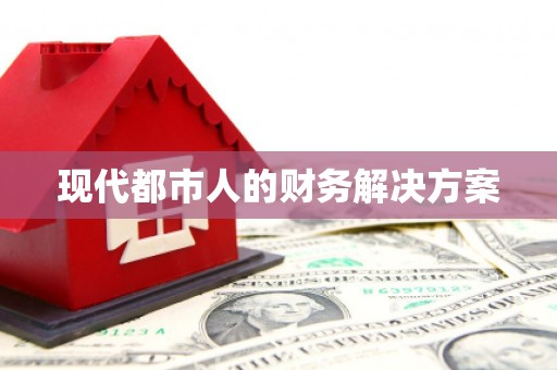 乡城现代都市人的财务解决方案